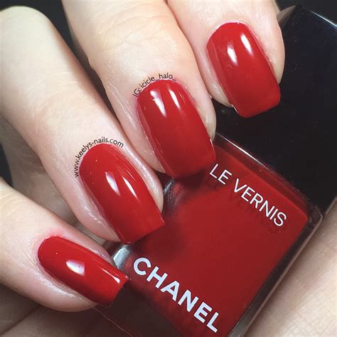 chanel red and white nail|chanel nail varnish colors.